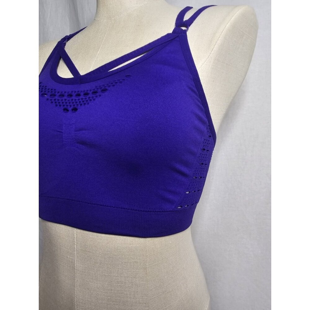 GYMSHARK Energy indigo seamless sports bra- SIZE SMALL - Read Description - Picture 3 of 13